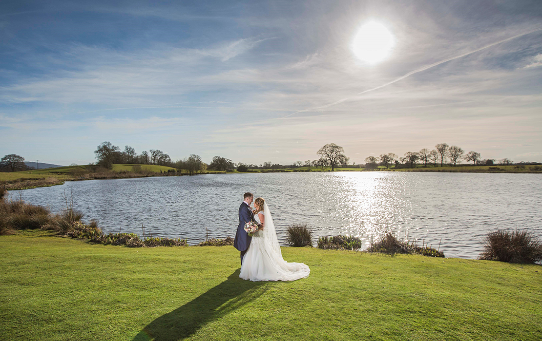 Stunning wedding lake at Sandhole Oak Barn - © Carpe Diem Photography